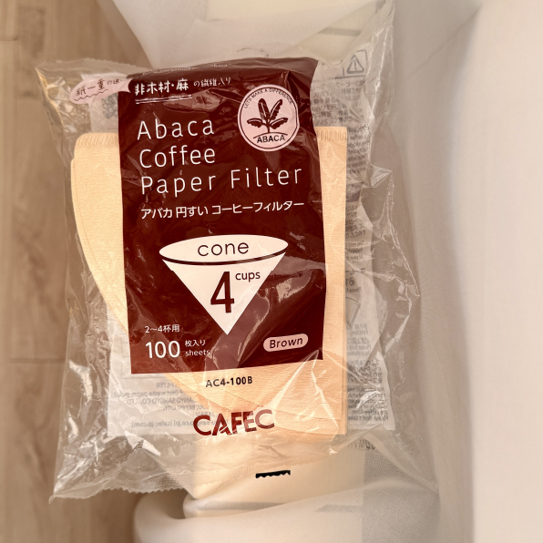  فیلتر کفک Cafec سری Abaca Brown AC4-100B 