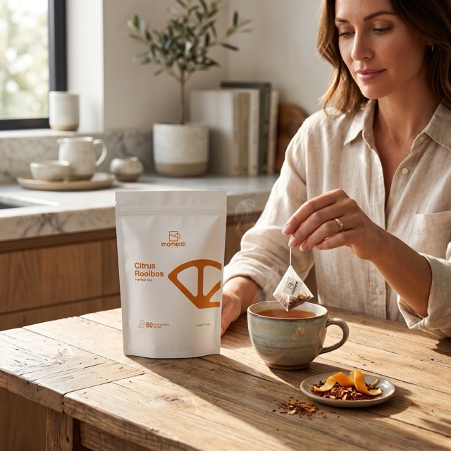  خرید دمنوش رویبوس مرکبات مومنتی | Citrus Rooibos | B3Shop 
