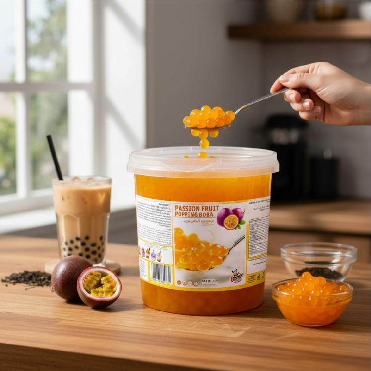 خرید بوبا پشن فروت آماده مصرف تولید امارات | B3shop.ir