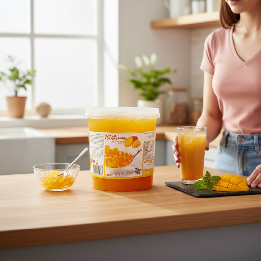  خرید بوبا انبه آماده مصرف تولید امارات | B3shop.ir 