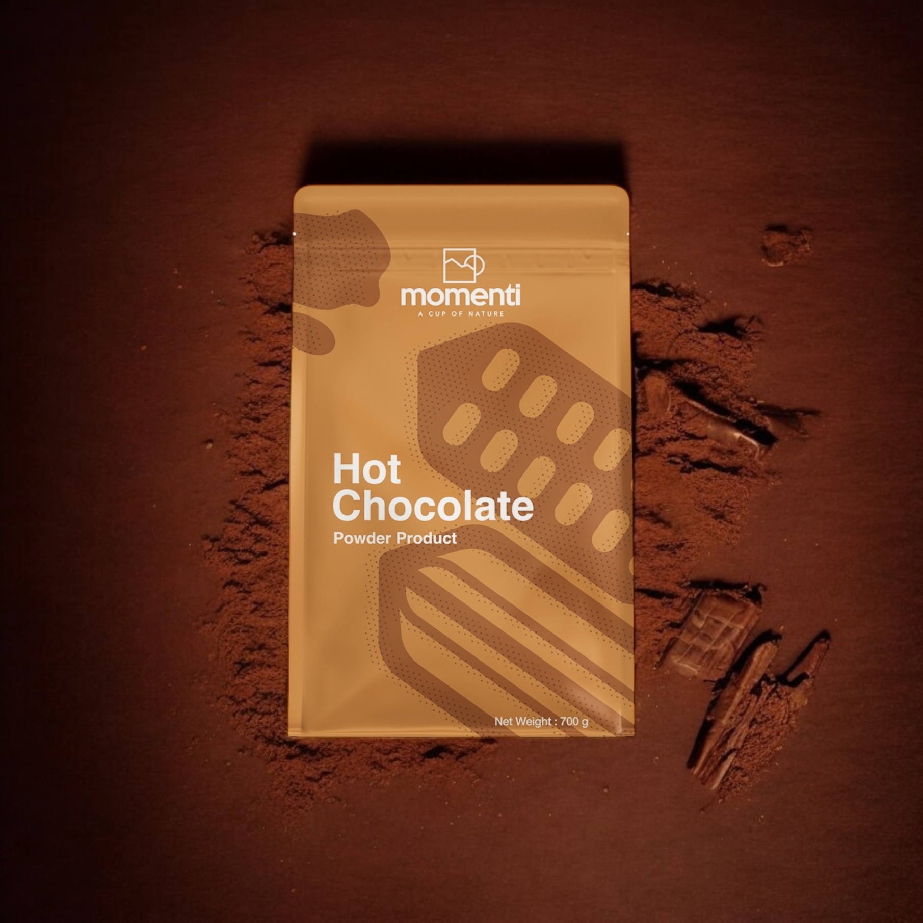  پودر هات چاکلت momenti 