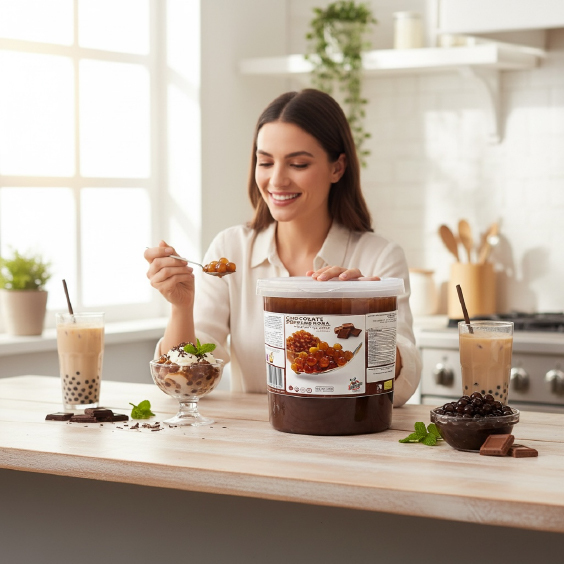  خرید بوبا شکلات آماده مصرف تولید امارات | B3shop.ir 