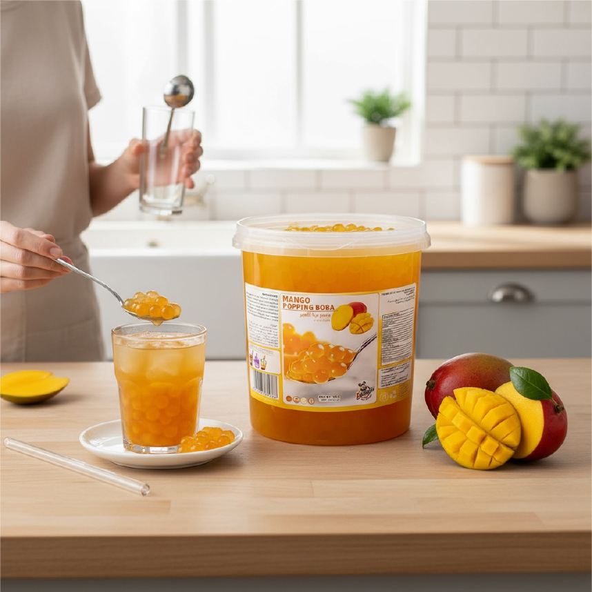  خرید بوبا انبه آماده مصرف تولید امارات | B3shop.ir 