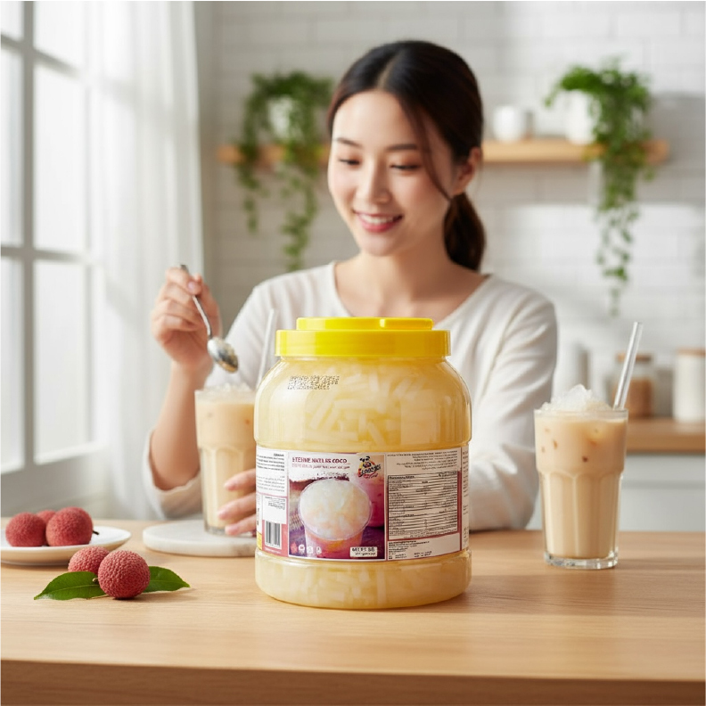  خرید ژله ناتا دی کوکو لیچی آماده مصرف تولید امارات | B3shop.ir 