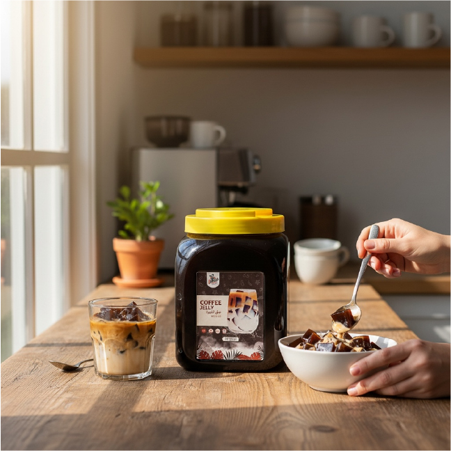 خرید ژله قهوه آماده مصرف تولید امارات | B3shop.ir