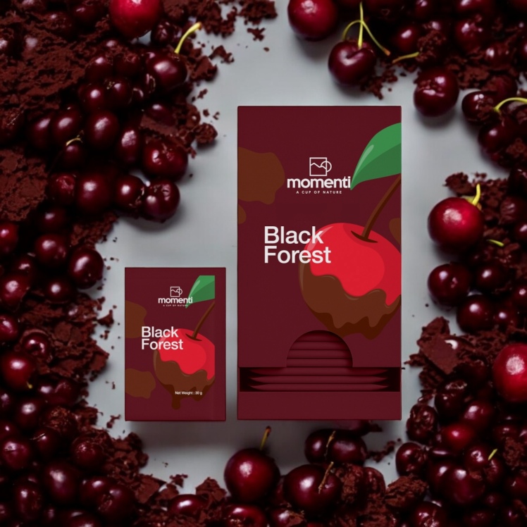 خرید پودر بلک فارست (شکلات آلبالویی) مومنتی از بی۳شاپ