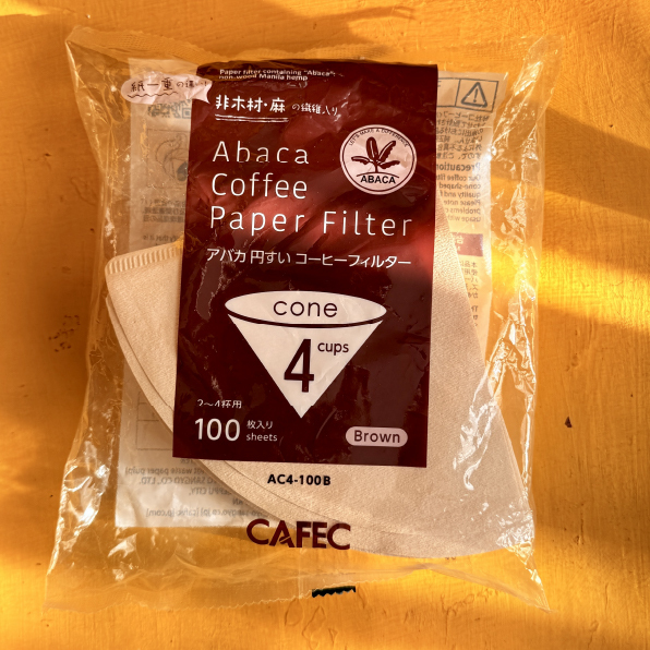 فیلتر کفک Cafec سری Abaca Brown AC4-100B