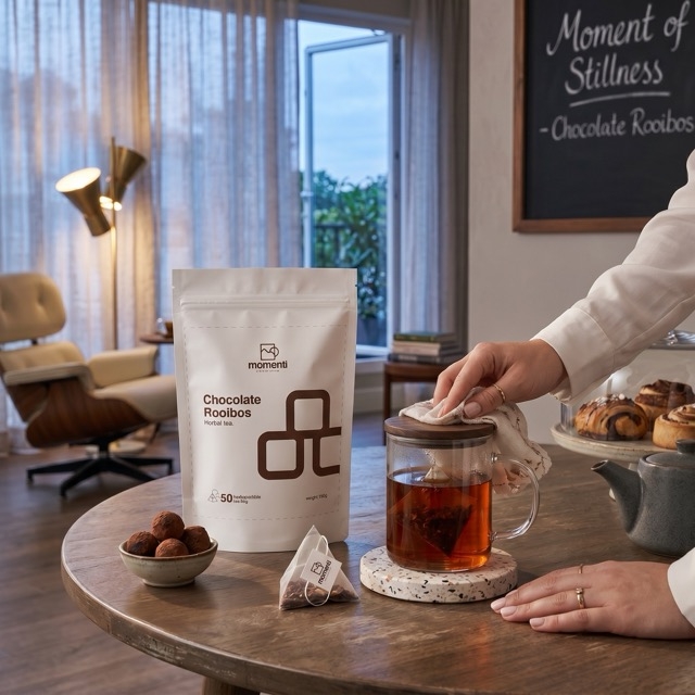  خرید دمنوش رویبوس شکلات مومنتی | Chocolate Rooibos | B3Shop 